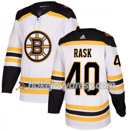 Pánské Hokejový Dres Boston Bruins Tuukka Rask 40 Bílá 2017-2018 Adidas Authentic
